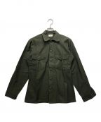 US ARMYユーエスアーミー）の古着「SATEEN UTILITY SHIRT」｜カーキ