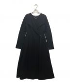 ELISABETTA FRANCHIエリザベッタフランキ）の古着「ロングコート」｜ブラック