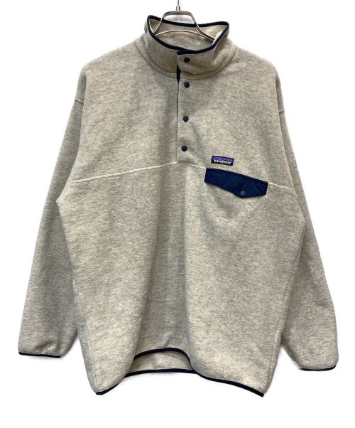 Patagonia SYNCHILLA（パタゴニア シンチラ）Patagonia SYNCHILLA (パタゴニアシンチラ) シンチラ スナップT プルオーバー ベージュ サイズ:Lの古着・服飾アイテム