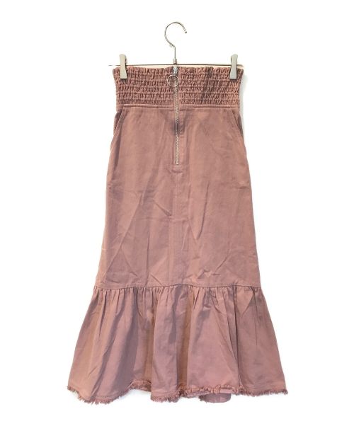 MERCURY DUO（マーキュリーデュオ）MERCURY DUO (マーキュリーデュオ) フロントジップスカート ピンク サイズ:Fの古着・服飾アイテム