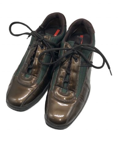 【中古・古着通販】PRADA (プラダ) シューズ ブラウン サイズ:37 