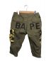 A BATHING APE (ア ベイシング エイプ) ハーフパンツ グリーン サイズ:M：4800円