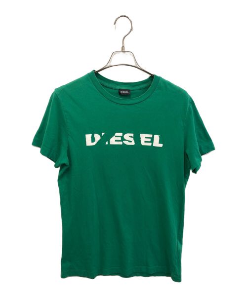 DIESEL（ディーゼル）DIESEL (ディーゼル) ロゴTシャツ グリーン サイズ:表記無しの古着・服飾アイテム