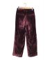 UNUSED (アンユーズド) VELVET SLACKS パープル サイズ:1：7800円