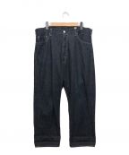 KAPTAIN SUNSHINEキャプテンサンシャイン）の古着「WIDE 5PKT Trousers」｜インディゴ