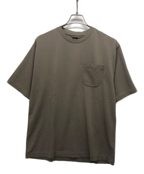 BATONER（バトナ―）BATONER (バトナ―) TWIST HIGH GAUGE TERRY POCKET T－SHIRT ベージュ サイズ:3 未使用品の古着・服飾アイテム