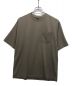 BATONER（バトナ―）の古着「TWIST HIGH GAUGE TERRY POCKET T－SHIRT」｜ベージュ