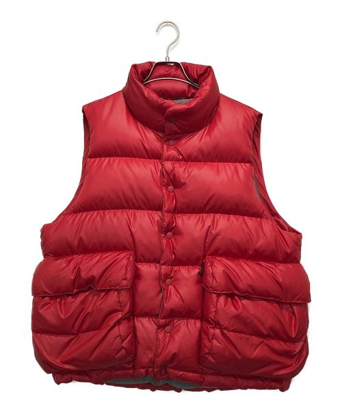 DAIWA PIER39（ダイワ ピア39）DAIWA PIER39 (ダイワ ピア39) TECH BACK PACKER DOWN VEST レッド サイズ:Mの古着・服飾アイテム