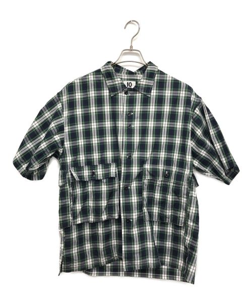 TENBOX（テンボックス）TENBOX (テンボックス) Drug dealer shirt グリーン サイズ:Mの古着・服飾アイテム