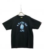 A BATHING APEアベイシングエイプ）の古着「ABC CAMO COLLEGE T-SHIRT」｜ブラック