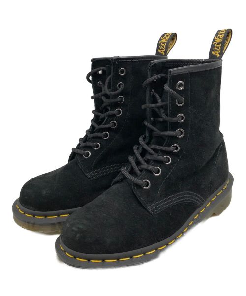 Dr.Martens（ドクターマーチン）Dr.Martens (ドクターマーチン) スウェード8ホールブーツ ブラック サイズ:23の古着・服飾アイテム