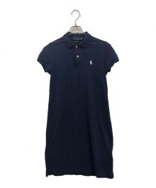 POLO RALPH LAUREN（ポロ・ラルフローレン）の古着「ポロシャツワンピース」｜ネイビー