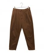 HARVESTYハーベスティー）の古着「EASY EGG PANTS CHINO CLOTH」｜ブラウン