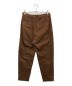 HARVESTY (ハーベスティー) EASY EGG PANTS CHINO CLOTH ブラウン サイズ:2：3980円