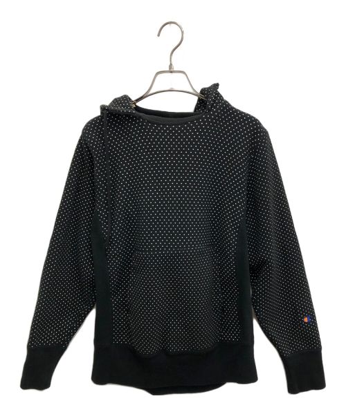 Champion REVERSE WEAVE（チャンピオン リバース ウィーブ）Champion REVERSE WEAVE (チャンピオンリバースウィーブ) ドットパーカー ブラック サイズ:Sの古着・服飾アイテム