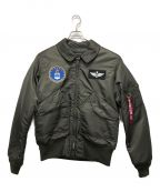 ALPHAアルファ）の古着「CWU 45/P Flight Jacket」｜グリーン