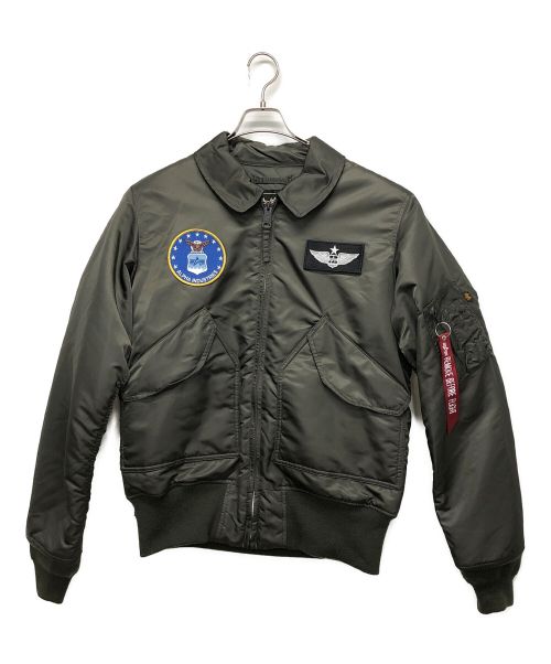 ALPHA（アルファ）ALPHA (アルファ) CWU 45/P Flight Jacket グリーン サイズ:XLの古着・服飾アイテム