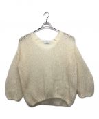 CLANEクラネ）の古着「NECK LOOSE MOHAIR KNIT」｜アイボリー