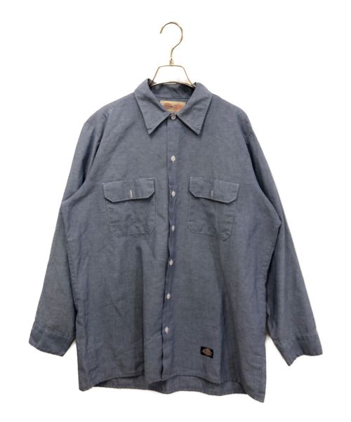 Dickies（ディッキーズ）Dickies (ディッキーズ) シャンブレーシャツ スカイブルー サイズ:Ｌの古着・服飾アイテム