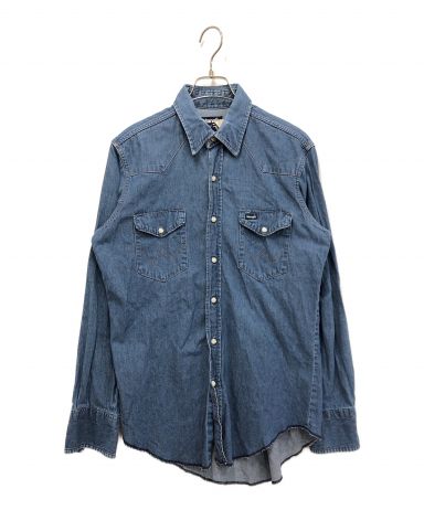 中古・古着通販】Wrangler (ラングラー) デニムウエスタンシャツ