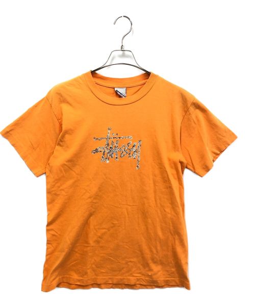 stussy（ステューシー）stussy (ステューシー) Tシャツ オレンジ サイズ:Mの古着・服飾アイテム