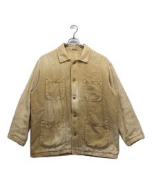 AURALEE（オーラリー）の古着「WASHI DUCK CANVAS BLOUSON」｜ベージュ