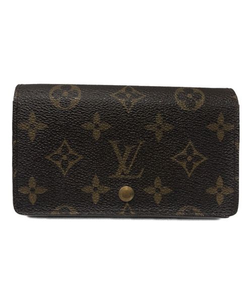 LOUIS VUITTON（ルイ ヴィトン）LOUIS VUITTON (ルイ ヴィトン) 2つ折り財布 ブラウンの古着・服飾アイテム