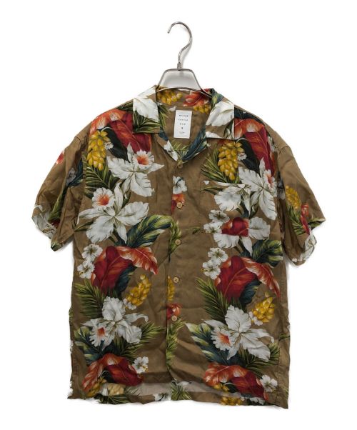 MISTER GENTLE MAN（ミスタージェントルマン）MISTER GENTLE MAN (ミスタージェントルマン) HAWAIIAN FLOWER SHIRT ブラウン サイズ:Ｓの古着・服飾アイテム