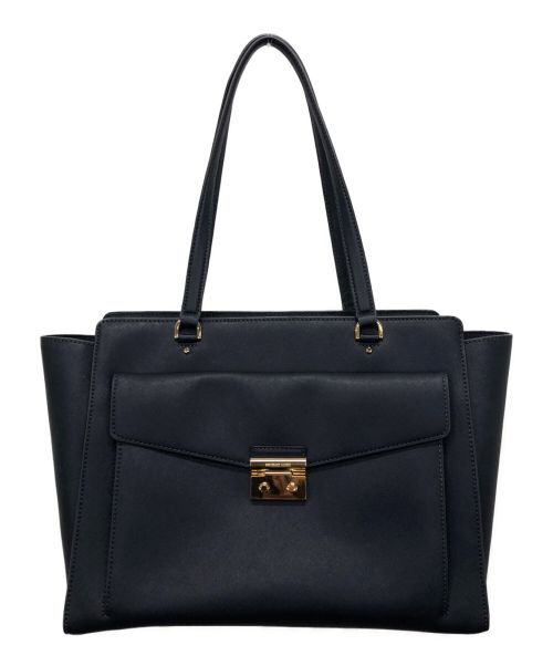 MICHAEL KORS（マイケルコース）MICHAEL KORS (マイケルコース) Essex Large East West Tote ネイビーの古着・服飾アイテム