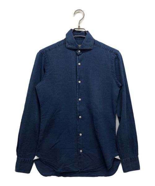 BARBA（バルバ）BARBA (バルバ) シャツ ネイビー サイズ:37の古着・服飾アイテム