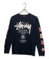 stussy（ステューシー）の古着「ロングスリーブTシャツ」｜ネイビー