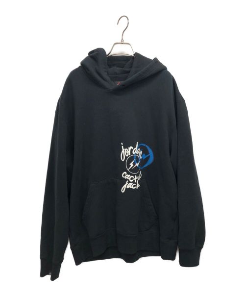 NIKE（ナイキ）NIKE (ナイキ) AIR JORDAN (エアジョーダン) Travis Scott Fragment hoodie ブラック サイズ:XLの古着・服飾アイテム