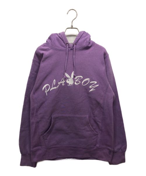 SUPREME（シュプリーム）Supreme (シュプリーム) PLAY BOY (プレイボーイ) プルオーバーパーカー パープル サイズ:Mの古着・服飾アイテム