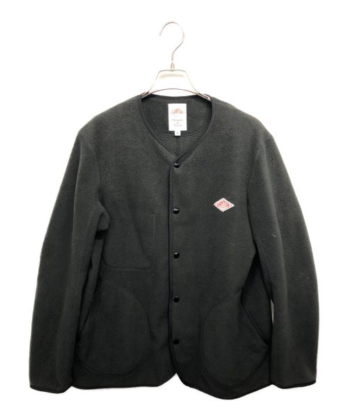 DANTON（ダントン）DANTON (ダントン) FLEECE COLLARLESS JACKET ブラック サイズ:40の古着・服飾アイテム