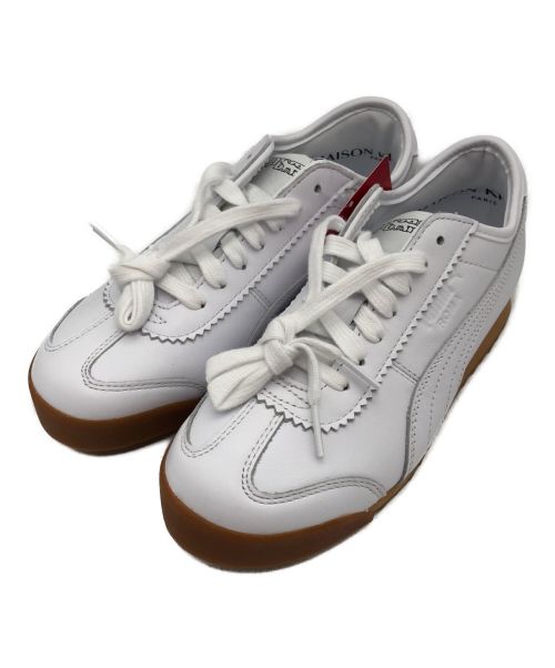 PUMA（プーマ）PUMA (プーマ) maison kitsune (メゾンキツネ) ローカットスニーカー ホワイト サイズ:22.5㎝ 未使用品の古着・服飾アイテム