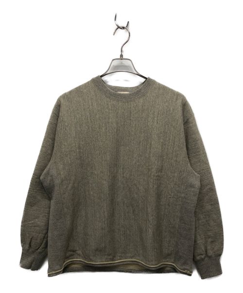 ULTERIOR（アルテリア）ULTERIOR (アルテリア) VINTAGE FADED TERRY RW SWEAT SHIRT グレー サイズ:3の古着・服飾アイテム