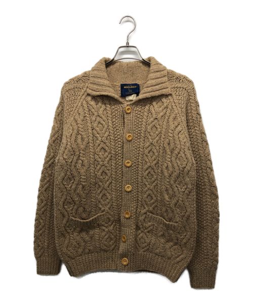 WOOLRICH（ウールリッチ）WOOLRICH (ウールリッチ) フィッシャーマンカーディガン ブラウン サイズ:Mの古着・服飾アイテム