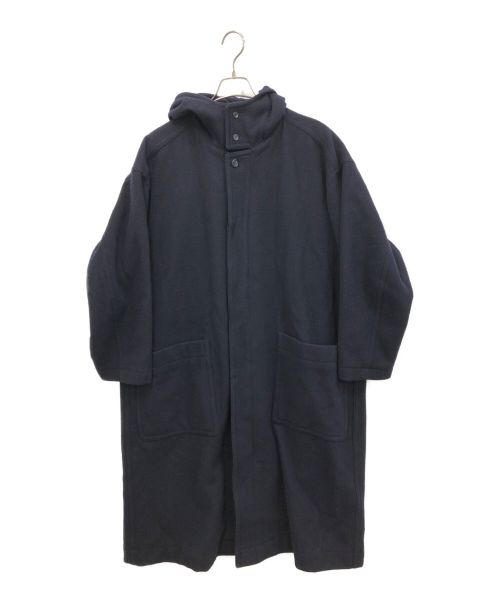 ISSEY MIYAKE（イッセイミヤケ）ISSEY MIYAKE (イッセイミヤケ) フーデッドコート ネイビー サイズ:Mの古着・服飾アイテム