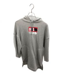 DIESEL（ディーゼル）の古着「パーカーワンピース」｜グレー