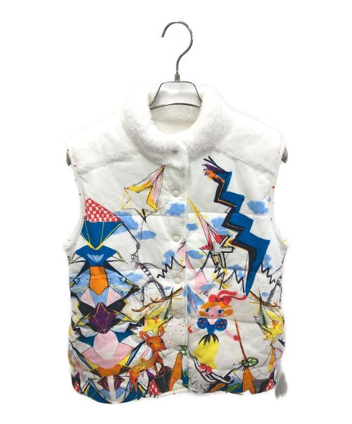 tsumori chisato（ツモリチサト）tsumori chisato (ツモリチサト) ベスト ホワイト サイズ:M 未使用品の古着・服飾アイテム