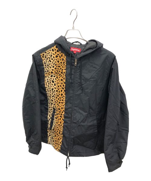 SUPREME（シュプリーム）SUPREME (シュプリーム) supreme cheetah hooded Station ブラック サイズ:Sの古着・服飾アイテム