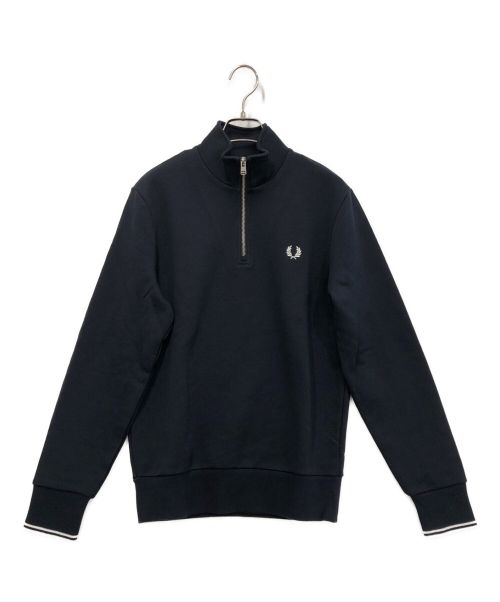 FRED PERRY（フレッドペリー）FRED PERRY (フレッドペリー) ハーフジップスウェット ネイビー サイズ:Sの古着・服飾アイテム