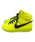 NIKE (ナイキ) AMBUSH (アンブッシュ) ハイカットスニーカー 黄緑 サイズ:27：12800円