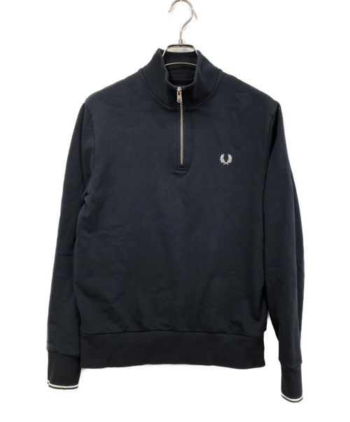 FRED PERRY（フレッドペリー）FRED PERRY (フレッドペリー) ハーフジップスウェット ネイビー サイズ:Mの古着・服飾アイテム