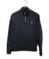 FRED PERRY（フレッドペリー）の古着「ハーフジップスウェット」｜ネイビー