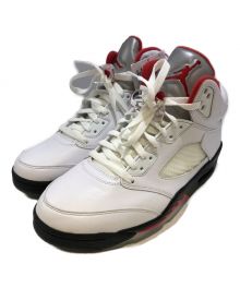 NIKE（ナイキ）の古着「Air Jordan 5 Retro "Fire Red"」｜ホワイト