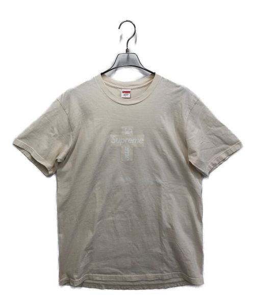 SUPREME（シュプリーム）SUPREME (シュプリーム) クロスボックスロゴtシャツ ホワイト サイズ:Ｌの古着・服飾アイテム