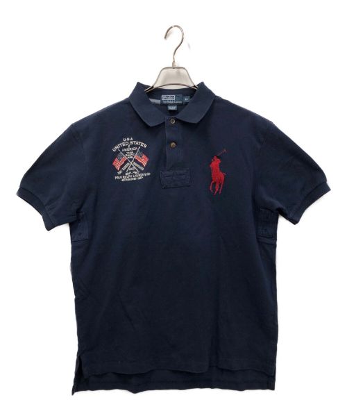 POLO RALPH LAUREN（ポロ・ラルフローレン）POLO RALPH LAUREN (ポロ・ラルフローレン) ポロシャツ ネイビー サイズ:XⅬ 未使用品の古着・服飾アイテム