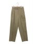 AURALEE（オーラリー）の古着「LIGHT WOOL MAX GABARDINE SLACKS」｜カーキ