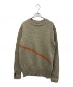 NIGEL CABOURNナイジェルケーボン）の古着「TWISTED SWEATER CRAZY」｜オリーブ